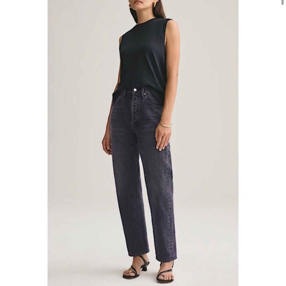 AGOLDE 90’s straight jean in Photogram 22 23 ankle read